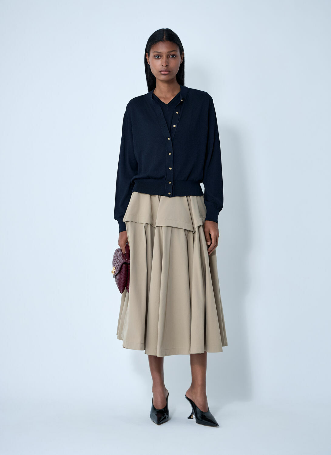 Bottega Veneta Cotton-And-Viscose Twinset
