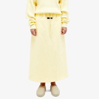 Fear of God ESSENTIALS Women's Long Skirt in Garden Yellow