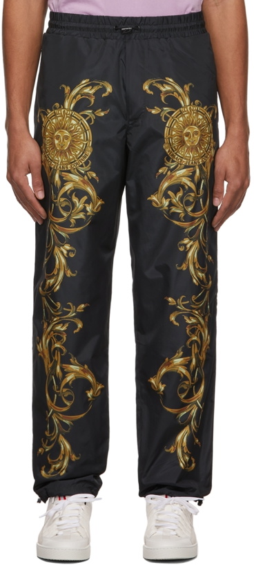 Photo: Versace Jeans Couture Black Garland Lounge Pants