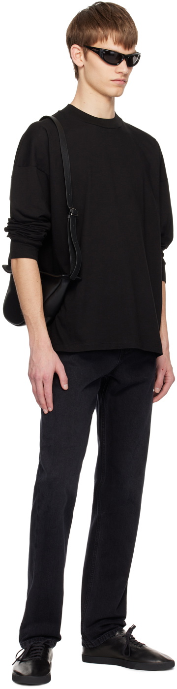 The Row Black Small Slouchy Banana Bag The Row