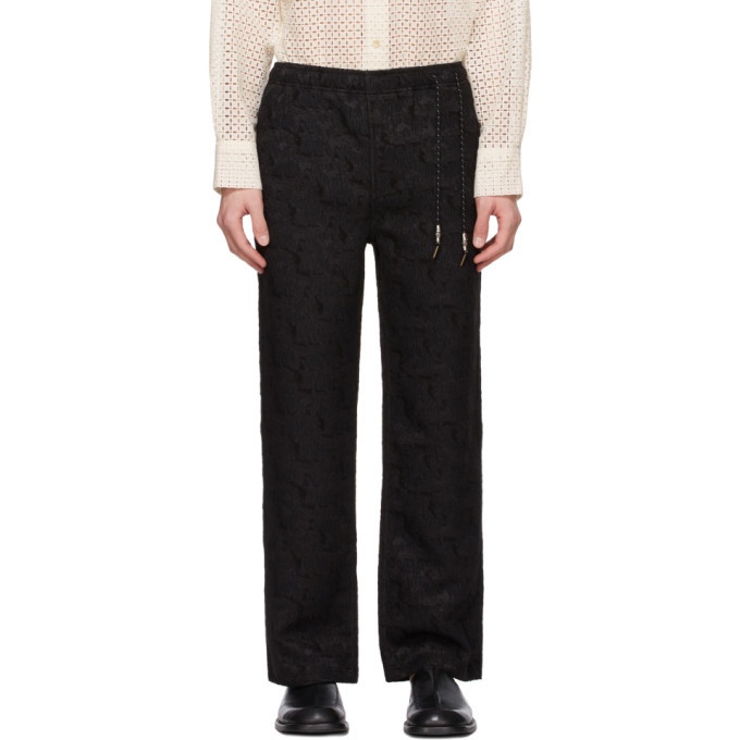 Photo: Andersson Bell Black Jacquard Lounge Pants