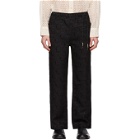 Andersson Bell Black Jacquard Lounge Pants