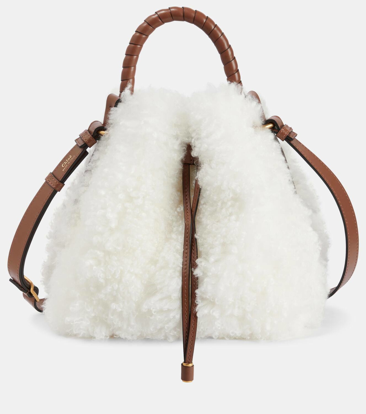 Chloé Marcie Small shearling bucket bag Chloe