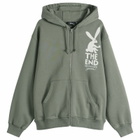 By Parra Men's End The Bunny Zip Hoodie in Green