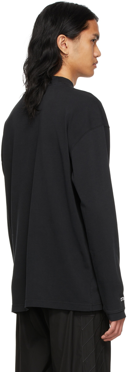 Heron Preston Black 'Style' Turtleneck Long Sleeve T-Shirt
