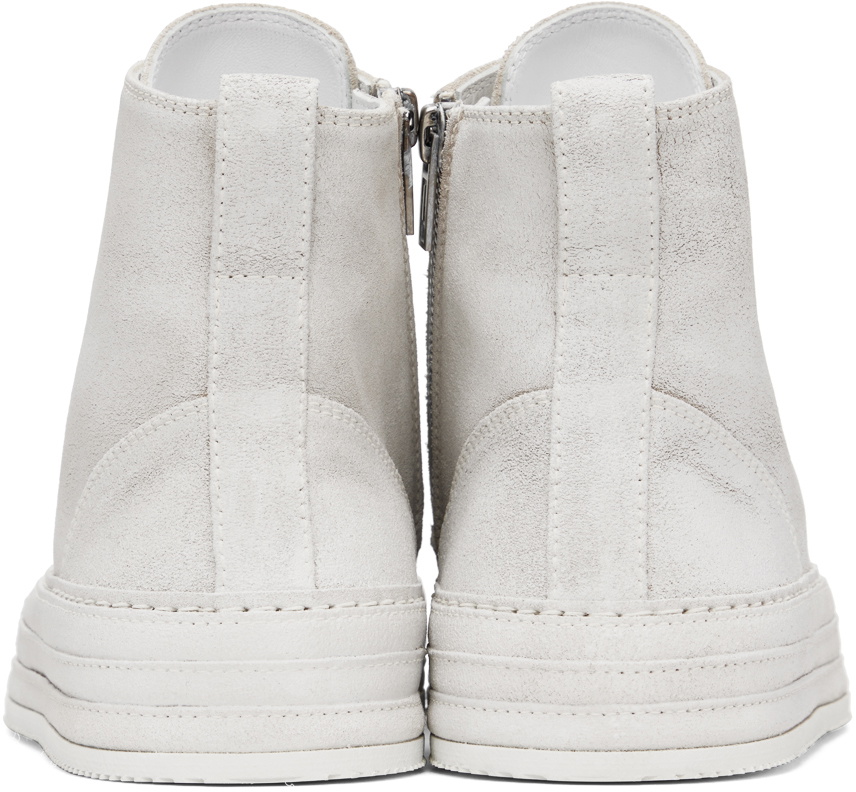Ann Demeulemeester White Raven Sneakers