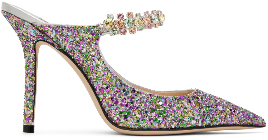 Multi color hot sale sparkle heels