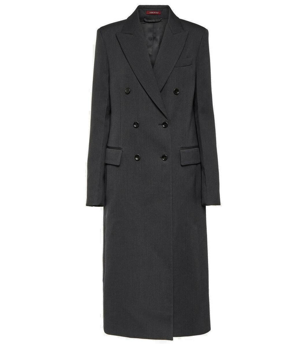 Photo: Gucci Double-breasted wool coat