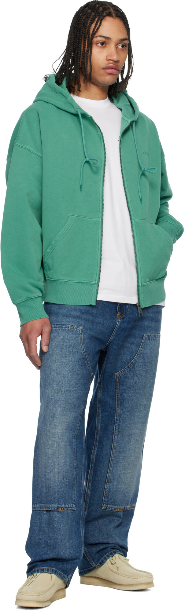 Carhartt Work In Progress Green Benton Hoodie