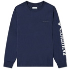 Columbia Men's Long Sleeve CSC Basic Logo T-Shirt in Collegiate Navy