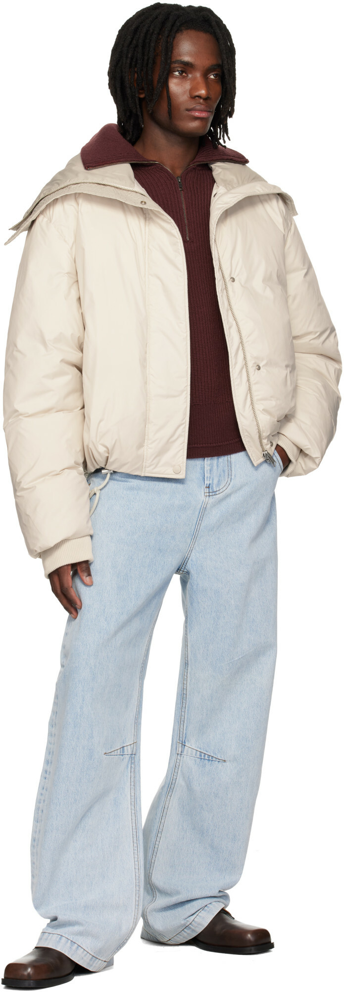 Entire Studios Off-White Kelly Down Jacket