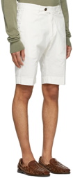 Ralph Lauren Purple Label White Cotton Shorts