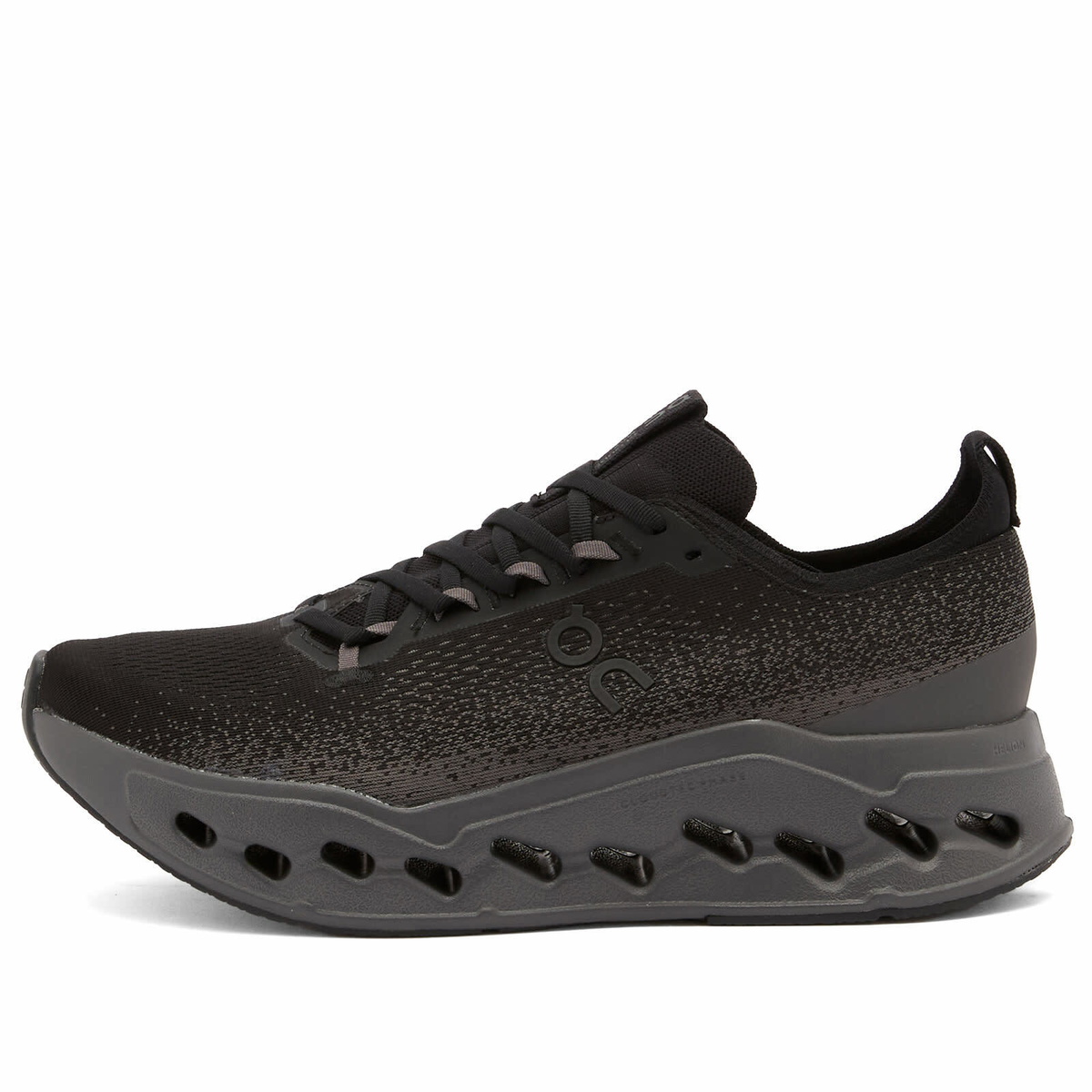 ON Men's Cloudsurfer Max Sneakers in Black/Eclipse On