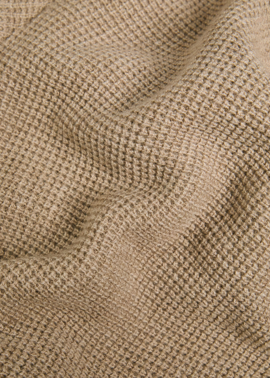 Paige Ojai Hooded Wool-blend Jumper Beige