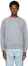 Carhartt Work In Progress Blue Chase Sweatshirt