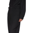 Valentino Black Satin Adjustable Trousers