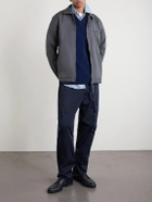 C.P. Company - Straight-Leg Logo-Appliquéd Cotton-Blend Cargo Trousers - Blue