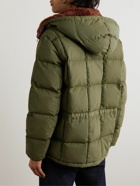 RRL - Padded Recycled-Shell Hooded Jacket - Green