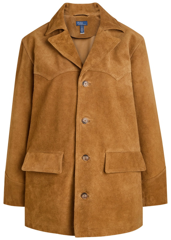 Photo: Polo Ralph Lauren Suede Jacket Brown