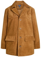 Polo Ralph Lauren Suede Jacket Brown