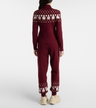 The Upside Cotton-blend half-zip sweater
