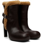 Balenciaga Brown Fargo Boots