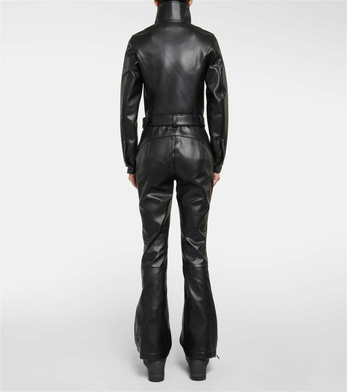 Perfect Moment Belted faux leather ski suit Perfect Moment