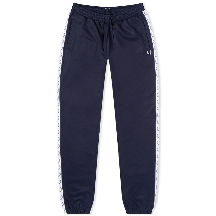 Photo: Fred Perry Men's Taped Track Pant in Carbon Blue