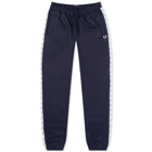 Fred Perry Men's Taped Track Pant in Carbon Blue
