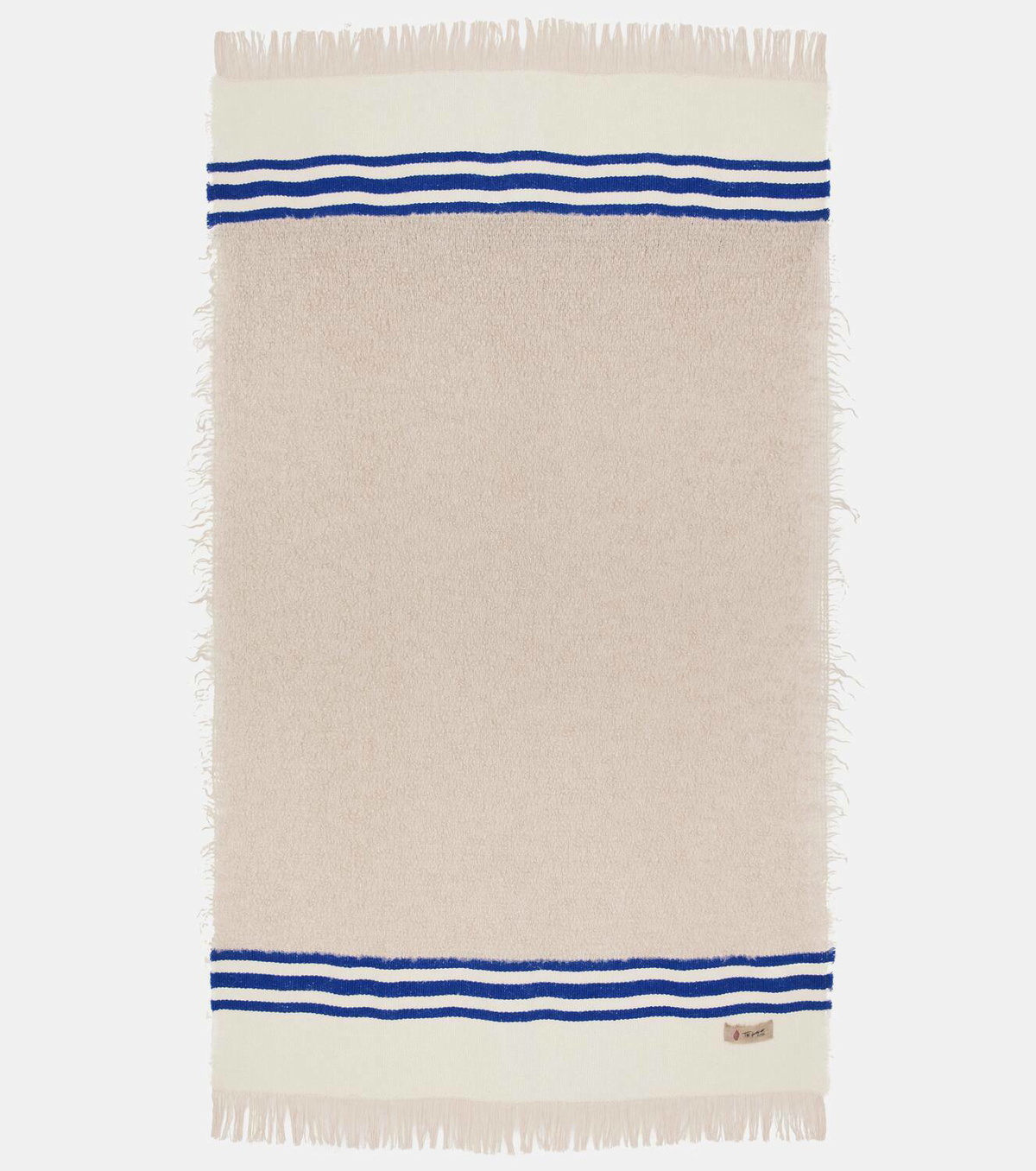 The House of Lyria Distinto mohair, cotton, wool, and linen-blend throw