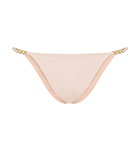 Stella McCartney - Faux pearl-embellished bikini bottoms