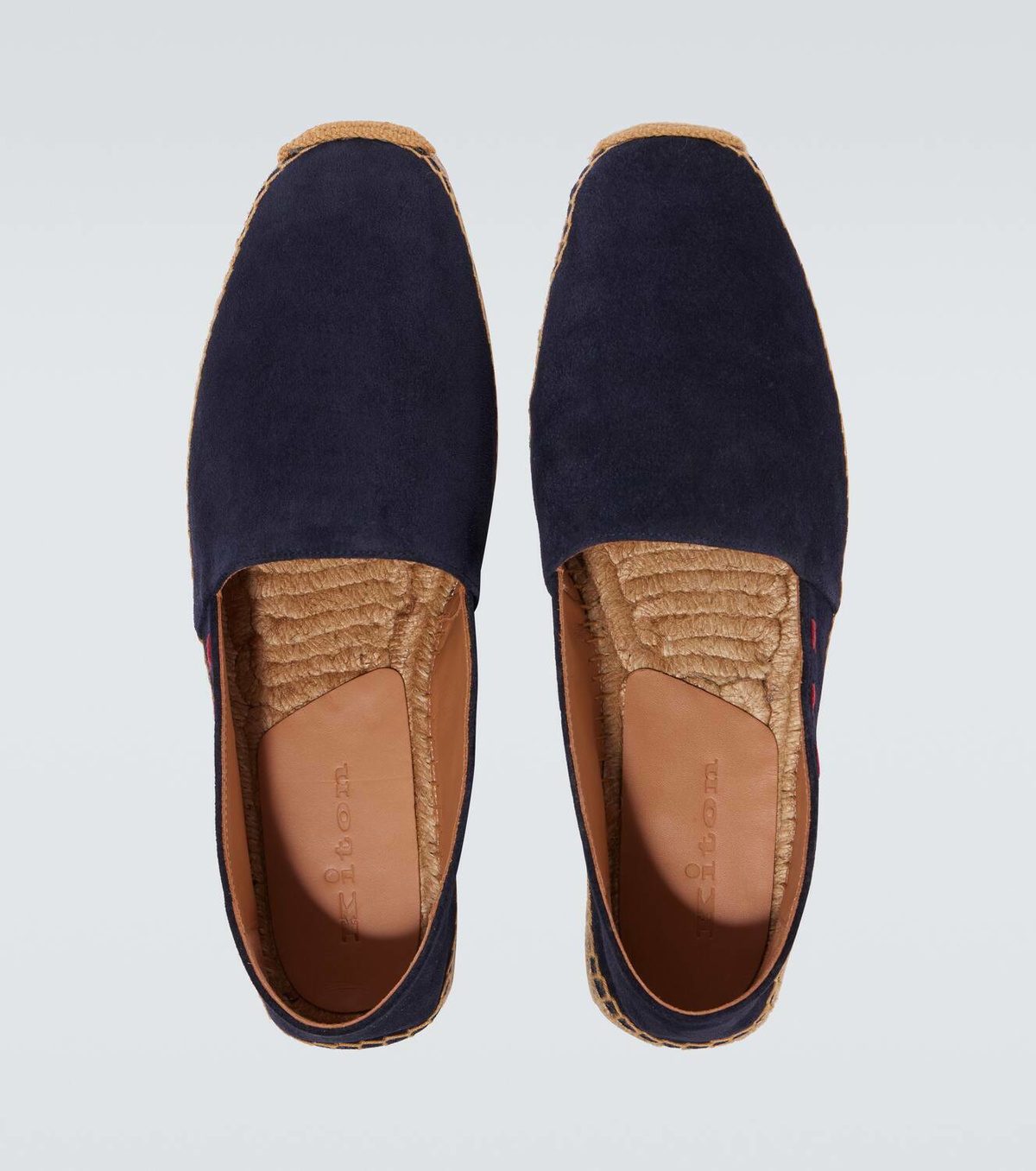 Kiton Leather espadrilles