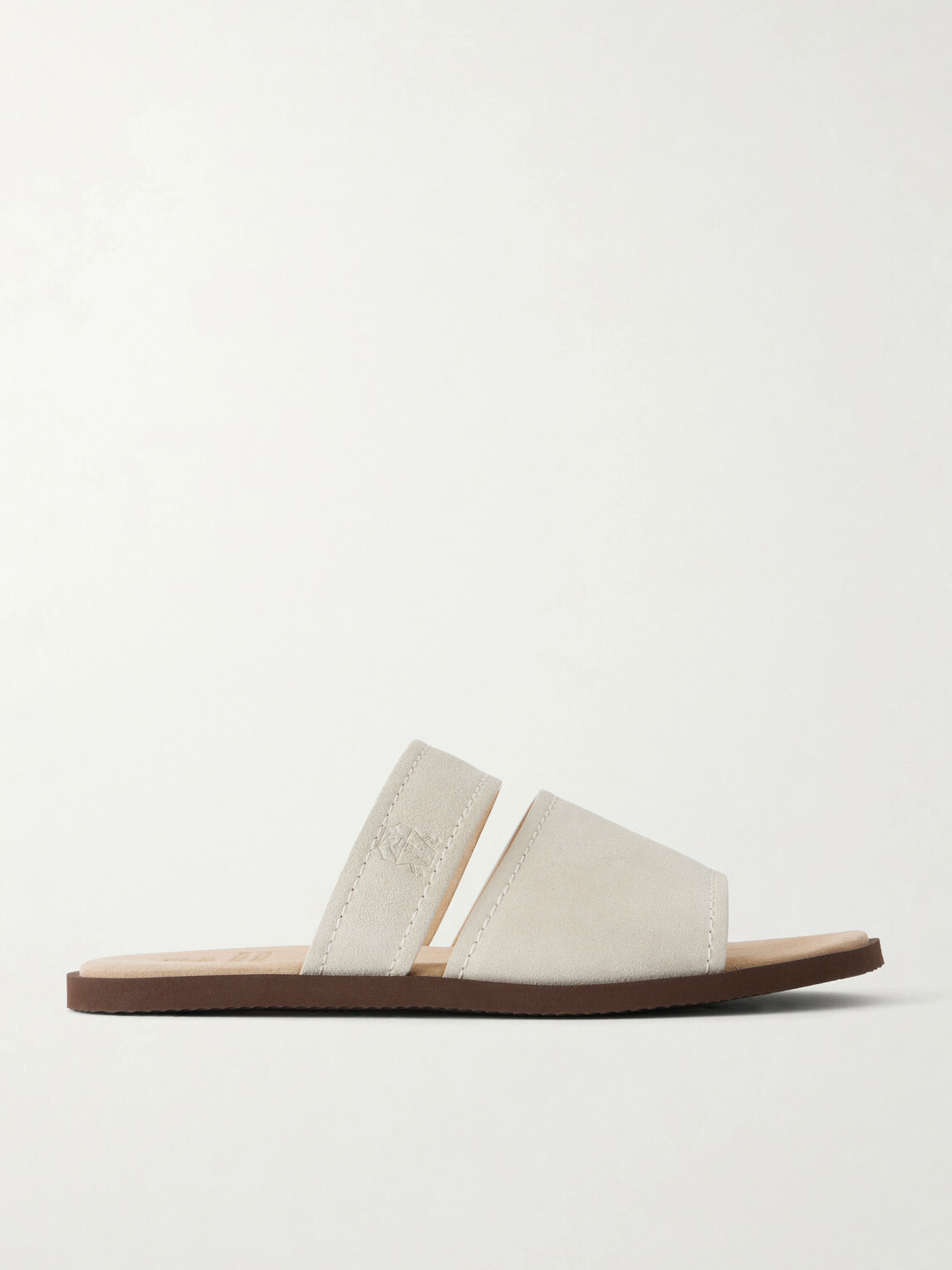 Brunello Cucinelli - Suede Sandals - Neutrals