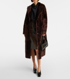 Yves Salomon Belted reversible shearling coat