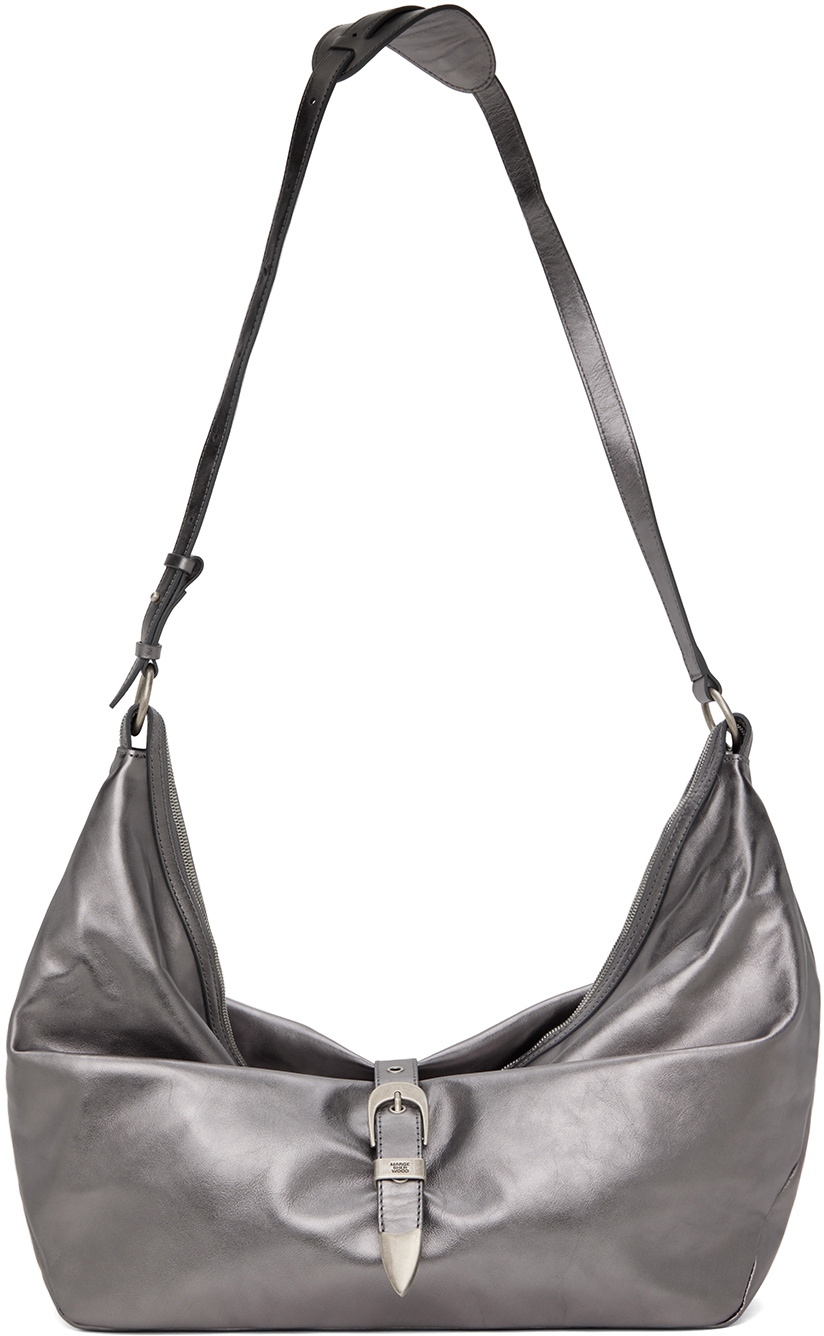 Marge Sherwood Gunmetal Belted Bag