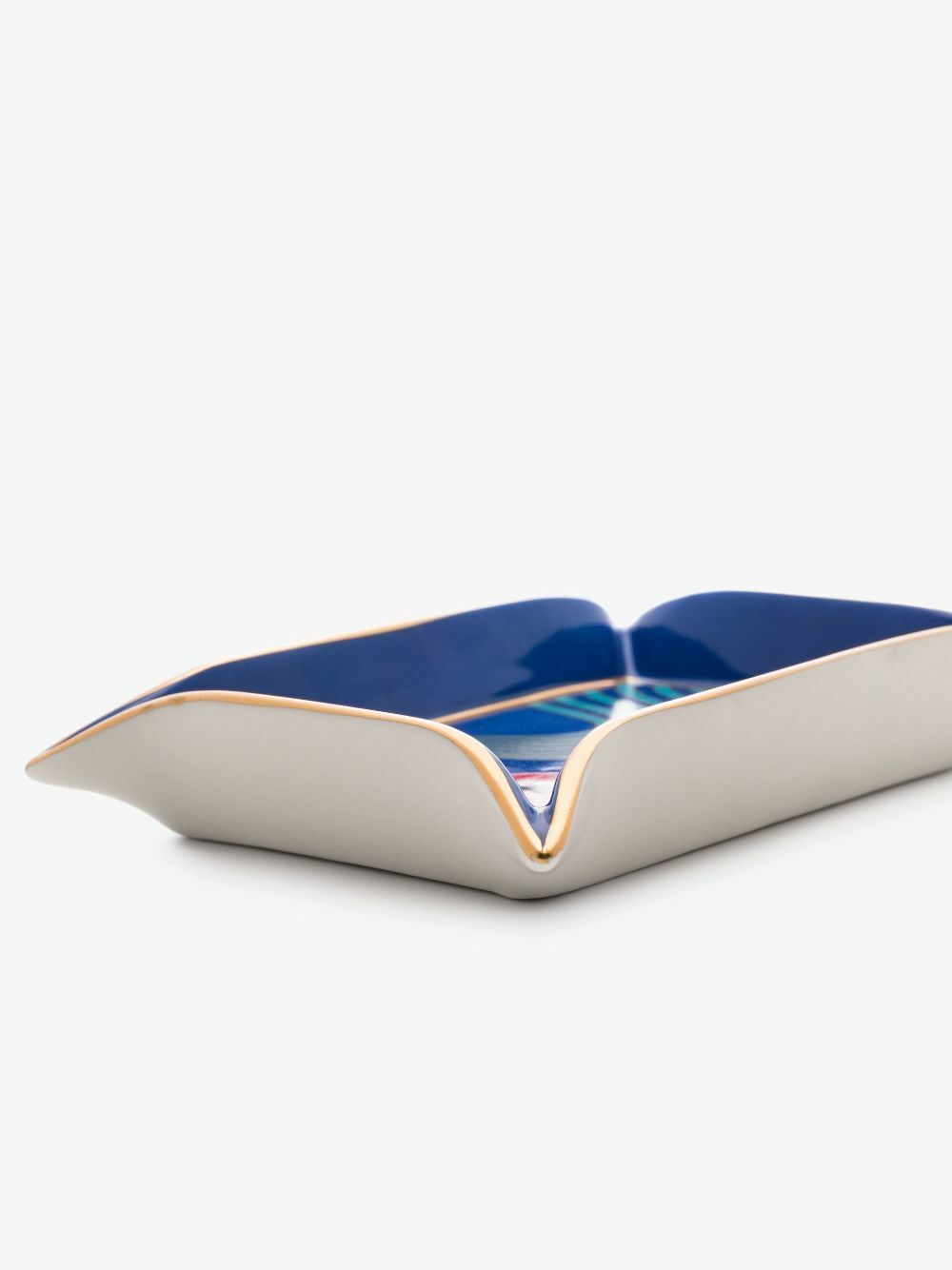 Jonathan Adler Blue Full Dose Valet Tray