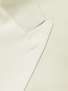 Kingsman - Double-Breasted Cotton-Blend Twill Tuxedo Jacket - Neutrals