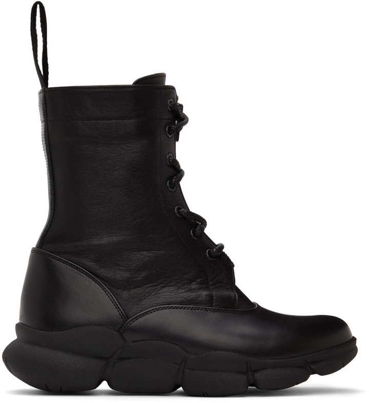 Photo: Y's Black Nume Ankle Boots