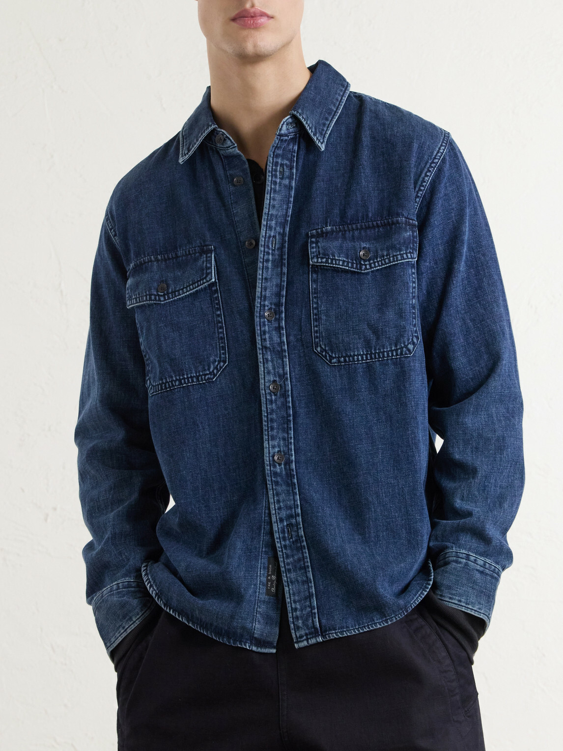 Rag & Bone - Denim Shirt - Blue