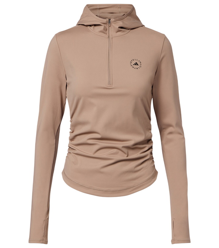 Photo: Adidas by Stella McCartney Logo technical half-zip hoodie