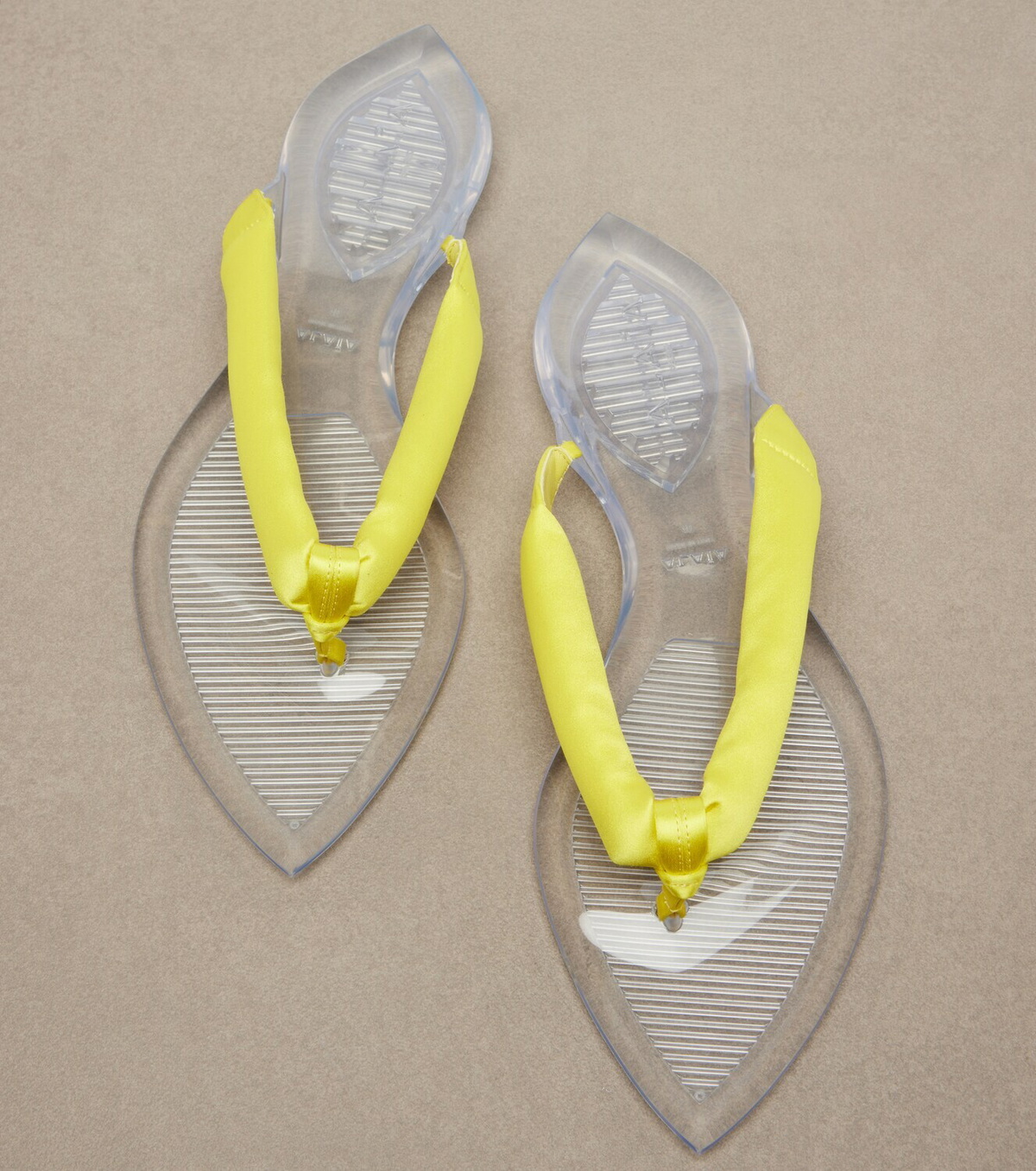 Alaïa Invisible satin thong sandals