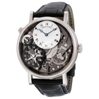 Breguet Tradition 18kt White Gold GMT Manual Silver Skeleton Dial Mens Watch 7067BB/G1/9W6