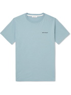 Norse Projects - Niels Slim-Fit Logo-Print Cotton-Jersey T-Shirt - Blue