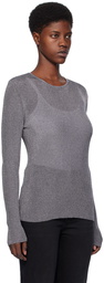 TOTEME Gunmetal Crewneck Sweater