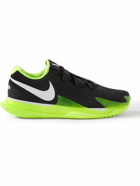 Nike Tennis - NikeCourt Air Zoom Vapor Cage 4 Rubber and Mesh Tennis Sneakers - Black