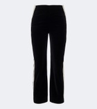 Posse Florian cotton velvet straight pants