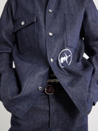 A.P.C. - Fragment Printed Denim Jacket - Blue