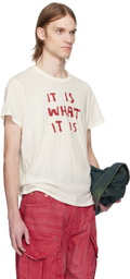 R13 Off-White 'It Is What It Is' Boy T-shirt