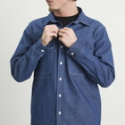 Randy's Garments Men's Randy’s Garments INC. 3 Pocket Work Shirt in Double Washed Denim