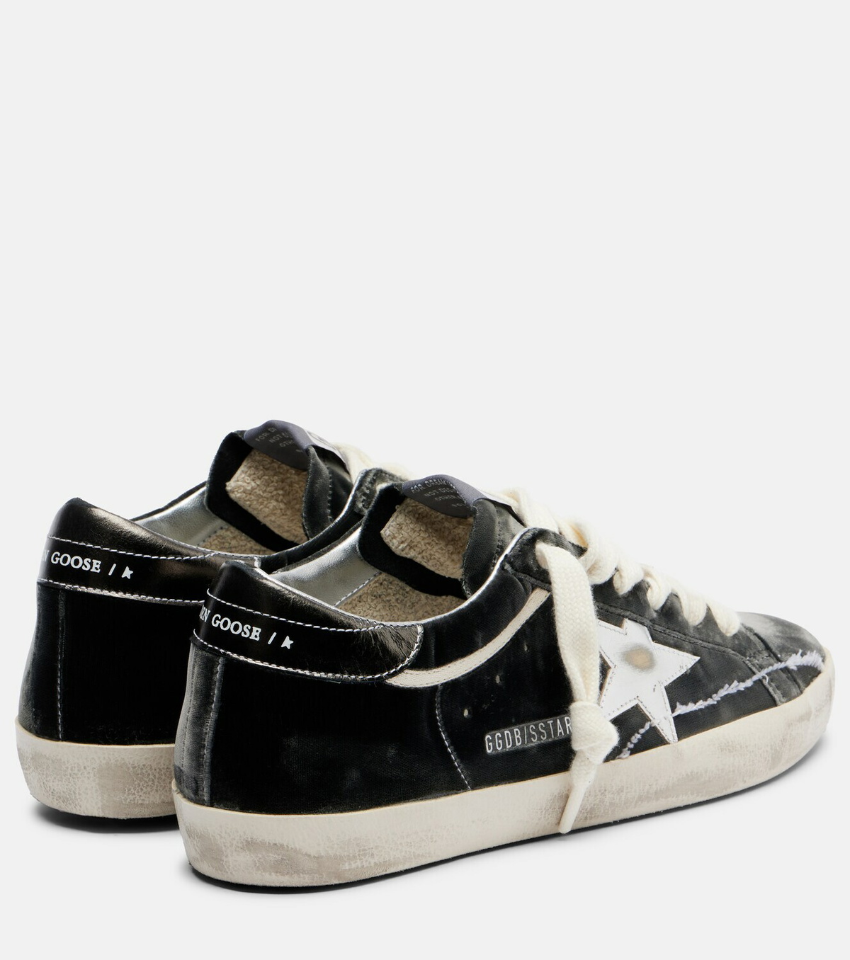 美品 GOLDEN  DELUXE SUPER STAR Golden Goose Super-Star velvet sneakers Golden Goose Deluxe Brand